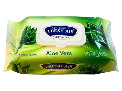 Vlhčené ubrousky Aloe Vera100ks klip | Péče o tělo - Dětské výrobky